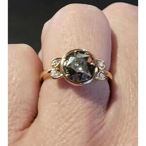 Fragrant Jewels Ring Sz 9 Liquid Gold
